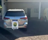 Hilux furtada em hospital de Toledo é recuperada em Guaíra antes do dono perceber