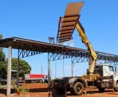 Prefeitura de Mercedes avança na construção do novo Parque de Máquinas