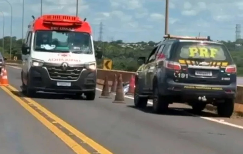Identificado motociclista que morreu em acidente na Ponte Ayrton Senna