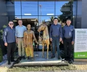 Sicredi Aliança PR/SP inaugura monumento em homenagem ao padre Theodor Amstad em Marechal Rondon