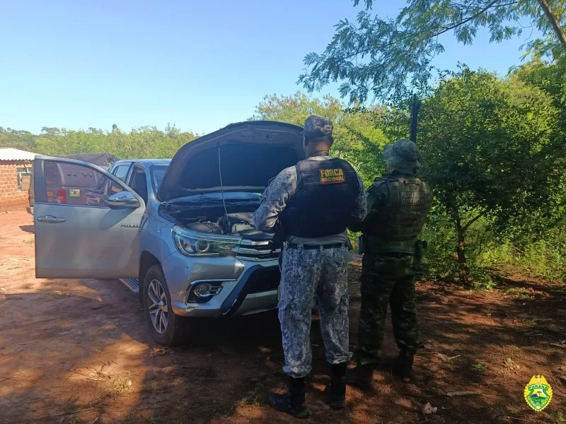Hilux furtada em Cascsavel é recuperada em Guaíra