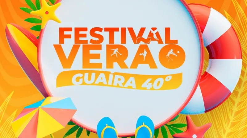 Abertas inscrições para o Festival de Verão Guaíra 40º