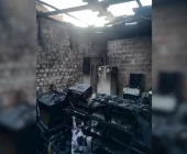 Casa pega fogo em Guaíra e mulher fica gravemente ferida