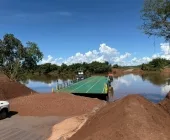 BR-272: Balsa gratuita deve iniciar travessia do Rio Piquiri nesta quinta-feira, diz Dnit