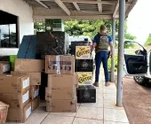 PF de Guaíra apreende mais de R$ 1 milhão em produtos contrabandeados em Mundo Novo