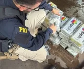 PRF localiza carga de cocaína no tanque de combustível de carro em Guaíra