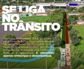 Sinalização proíbe estacionamento em trecho da Rua Carlos Alberto Vendrusculo, em Guaíra