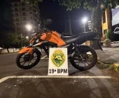 Moto é tomada de assalto a mão armada em Marechal Rondon e recuperada pela PM