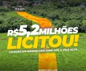 Guaíra avança em obra histórica de novo acesso urbano entre Vila Alta, Jardim Internacional e Bairro São José