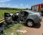Homem e criança morrem em gravíssimo acidente na BR-163 em Guaíra