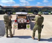 Gol carregado com cigarros é apreendido após perseguição em Guaíra