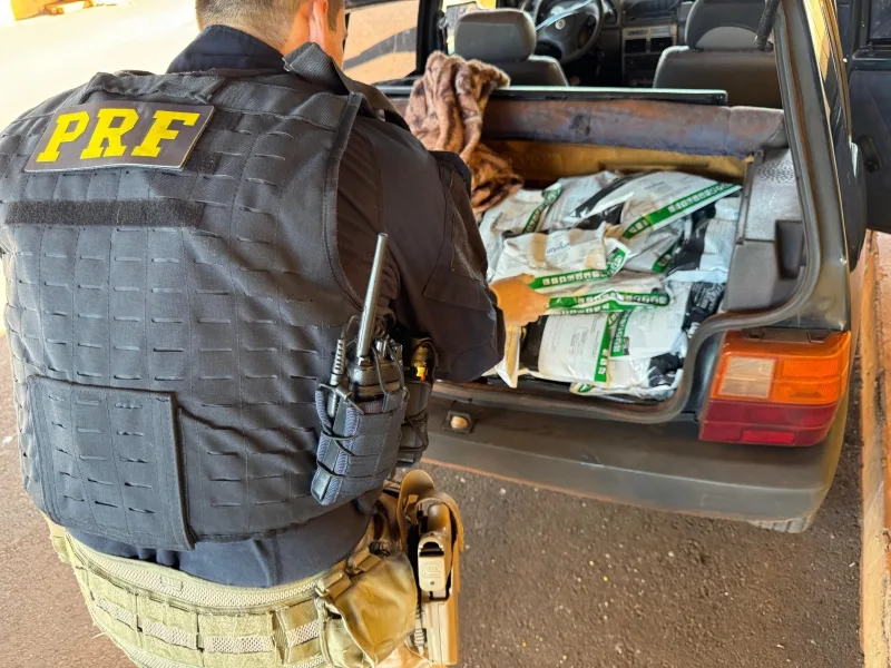 Adolescente é apreendido em Guaíra transportando 300 kg de agrotóxicos contrabandeados