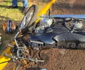 Gravíssimo acidente envolvendo moto e ônibus em Marechal Rondon deixa irmãos feridos