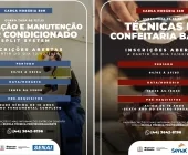 Guaíra abre inscrições para cursos de confeitaria e manutenção de ar-condicionado