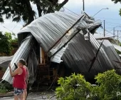 Temporal causa danos em residências, derruba árvores e deixa parte de Maripá sem energia
