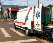 Senhor fica ferido em acidente na Avenida em Mercedes