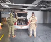 Carro com meia tonelada de maconha é apreendido em porto clandestino em Guaíra
