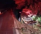 Acidente com três veículos entre Terra Roxa e Guaíra deixa dois feridos graves