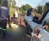 Homem morre e mulher fica ferida em acidente em Salto del Guairá