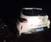 Carro é tomado em assalto em Guaíra e recuperado pela GM logo depois