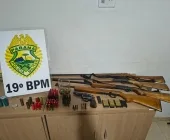 Homem é preso com várias armas após disparos e ameaça em Nova Santa Rosa