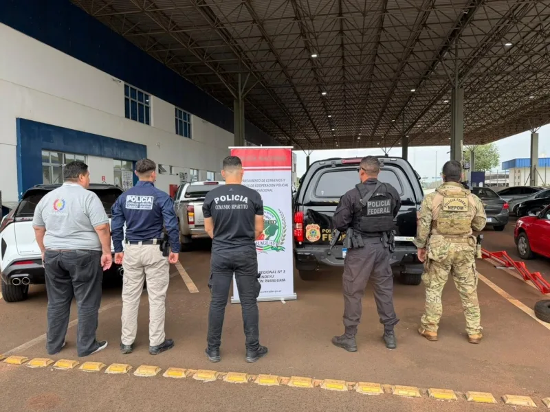 Brasileiro foragido é capturado no Paraguai em operação conjunta da PF de Guaíra e Polícia Nacional