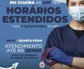 Trabalha o dia todo? Guaíra tem atendimento de saúde à noite nesta quarta-feira