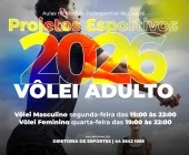 Guaíra abre inscrições para aulas de vôlei adulto masculino e feminino