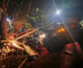 Acidente entre Corsa e Frontier deixa motorista ferido em Toledo