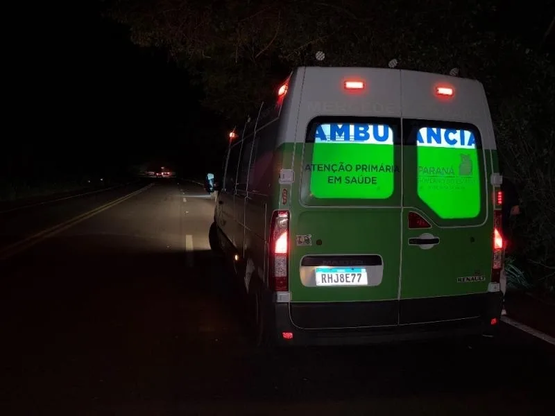 Casal fica ferido em acidente na BR-163 em Mercedes
