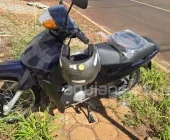 Batida entre duas motocicletas deixa mulher ferida e mobiliza Bombeiros e PM em Marechal Rondon