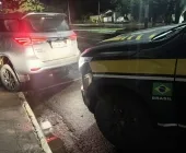 PRF e Guarda Municipal recuperam caminhonete furtada após fuga em Guaíra