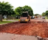 Mercedes inicia obra de recapeamento em ruas centrais da cidade