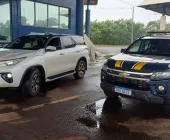 Caminhoente é furtada em Guaíra e recuperada pela PRF minutos depois