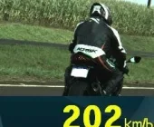 PRF flagra motocicleta a mais de 200 km/h na BR-163 em Quatro Pontes