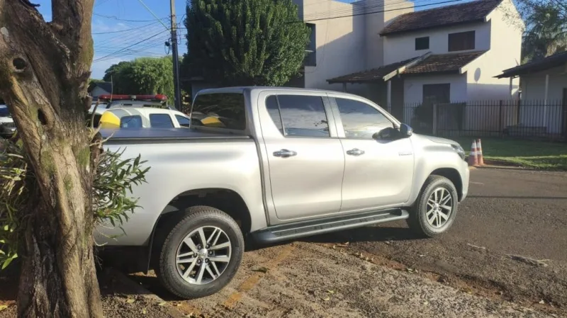 Furto de Hilux em Maripá termina com elementos presos entre Palotina e Terra Roxa