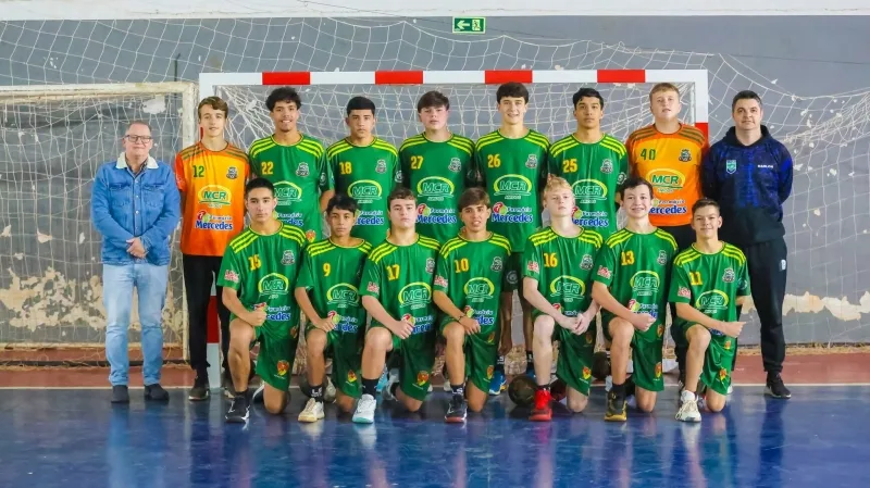 Handebol masculino de Mercedes termina em 4º lugar na fase regional dos Jogos da Juventude