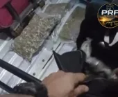 Mulher é presa com skunk e haxixe em ônibus na BR-163, em Guaíra