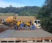 Ponte entre Mercedes e Marechal Rondon é concretada