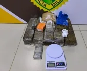 Três pessoas são detidas após apreensão de maconha em Marechal Rondon