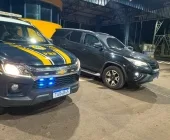 PRF prende motorista com Hilux adulterada na BR-272 em Terra Roxa