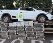 Saveiro com mais de 600 kg de drogas tomba em fuga da PM na BR-163