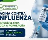 Vacina contra a Influenza fica disponível para toda a população a partir de 29 de junho em Guaíra
