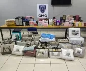 Carga de perfumes, celulares e cosméticos é apreendida pela GM em Guaíra
