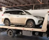 Hilux furtada é recuperada pela Guarda Municipal em Guaíra