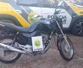 PM apreende duas motos por irregularidades em menos de uma hora em Terra Roxa