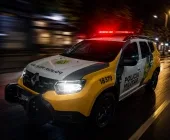 Motociclista foge da PM, bate de frente em viatura e acaba preso em Marechal Rondon