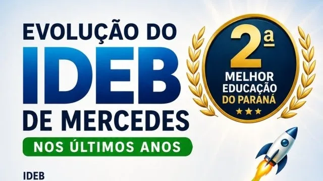 Veja os dados: evolução leva Mercedes ao topo da educação no Paraná