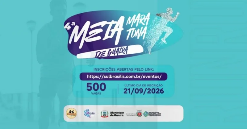 4ª Meia Maratona de Guaíra abre inscrições para 500 participantes