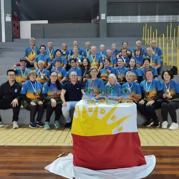 Mercedes conquista 2º lugar geral na Série Ouro dos Jogos de Integração do Idoso no litoral do PR